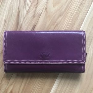 Coach tri-fold wallet